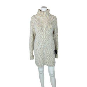 Lulus Sweater Dress Women's Size XS Sweet Whispers Multicolored Eyelash Knit Tur